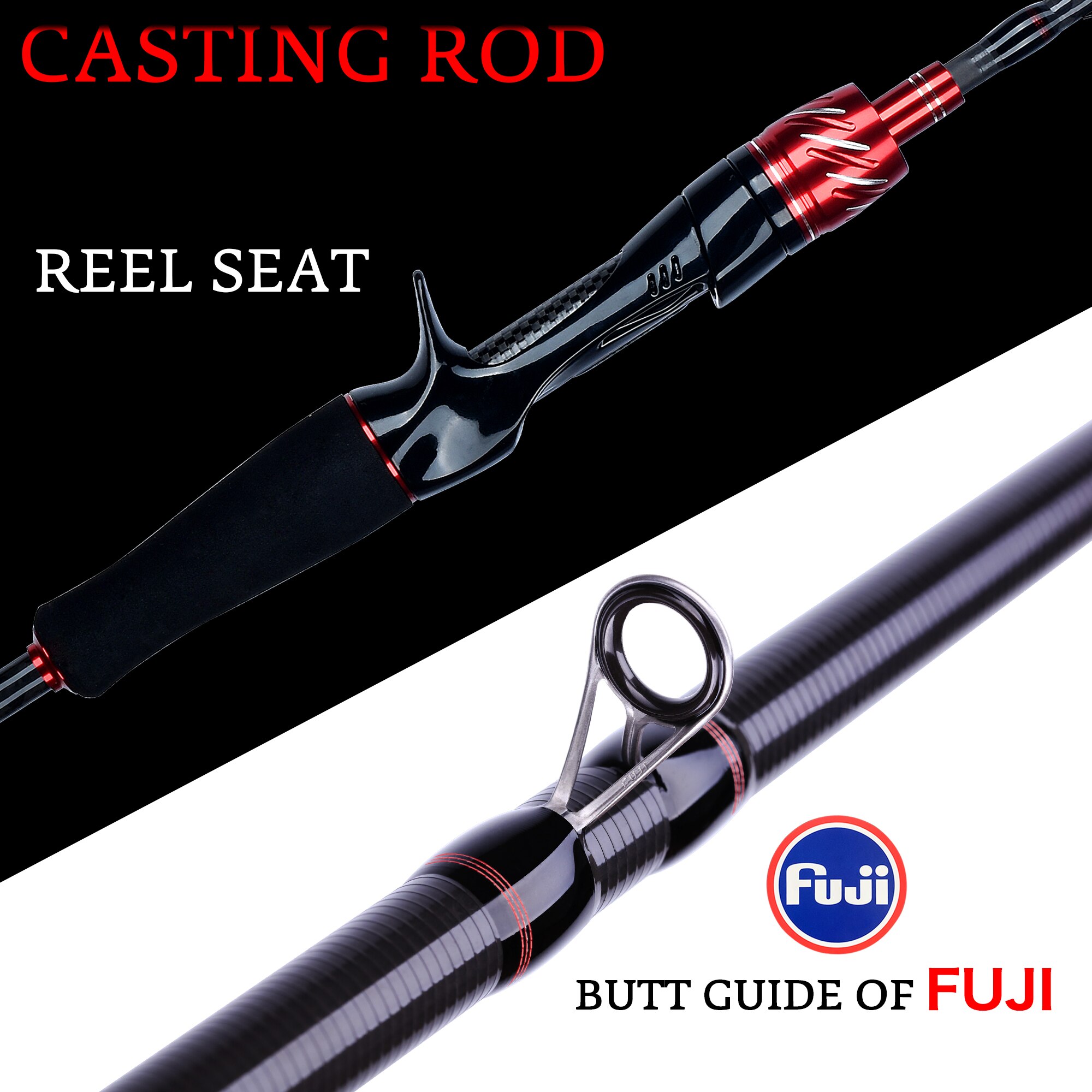 صنارة صيد صخرية من نوع BIUTIFU - مراجعة Fishing Rod Surf وسعره