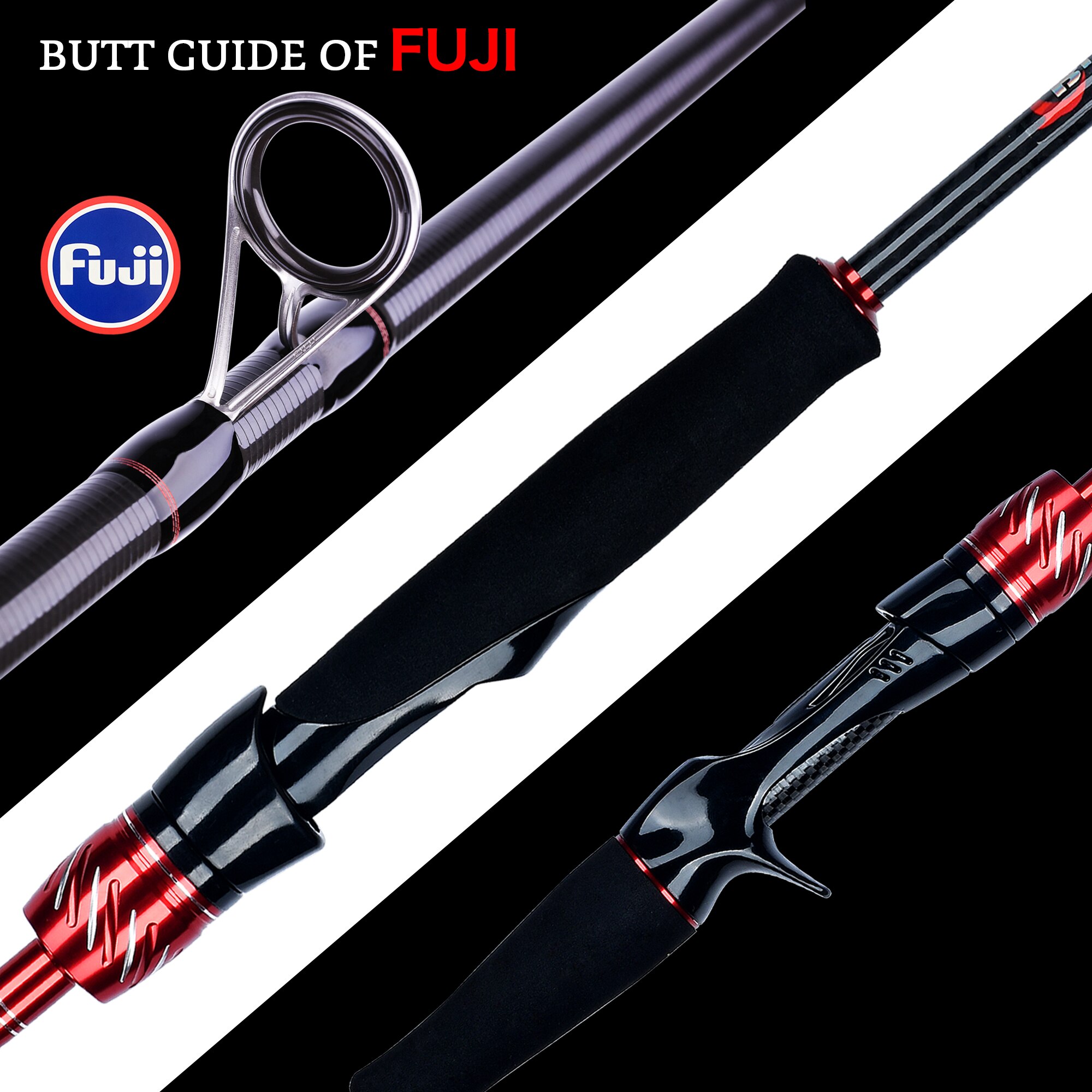 صنارة صيد صخرية من نوع BIUTIFU - مراجعة Fishing Rod Surf وسعره