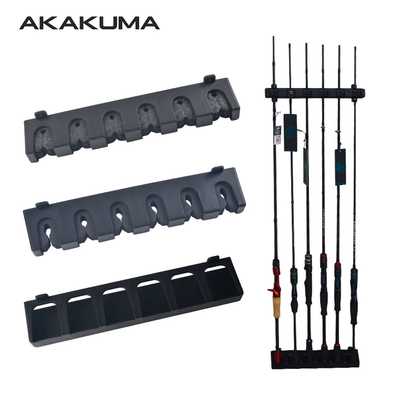 حامل صيد رأسي ، مثبت على الحائ - مراجعة Fishing Rod Rack وسعره