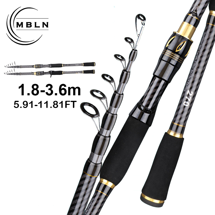 قصبة صيد من ألياف الكربون MBLN - مراجعة Fishing Rod Surf وسعره