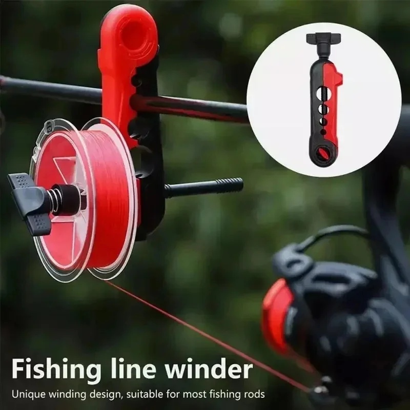 1/2 قطعة: أداة لف خيط الصيد، ح - مراجعة Fishing Rod Spinning وسعره