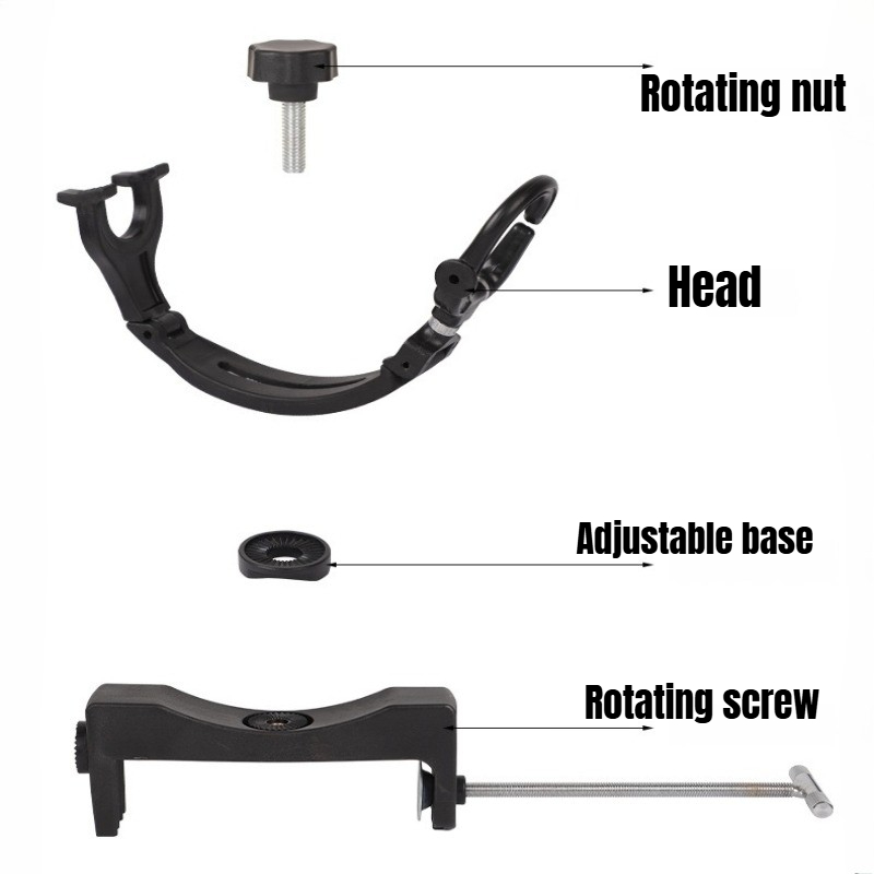 360 °   حامل قضبان صيد دوار قا - مراجعة Fishing Rod Rack وسعره