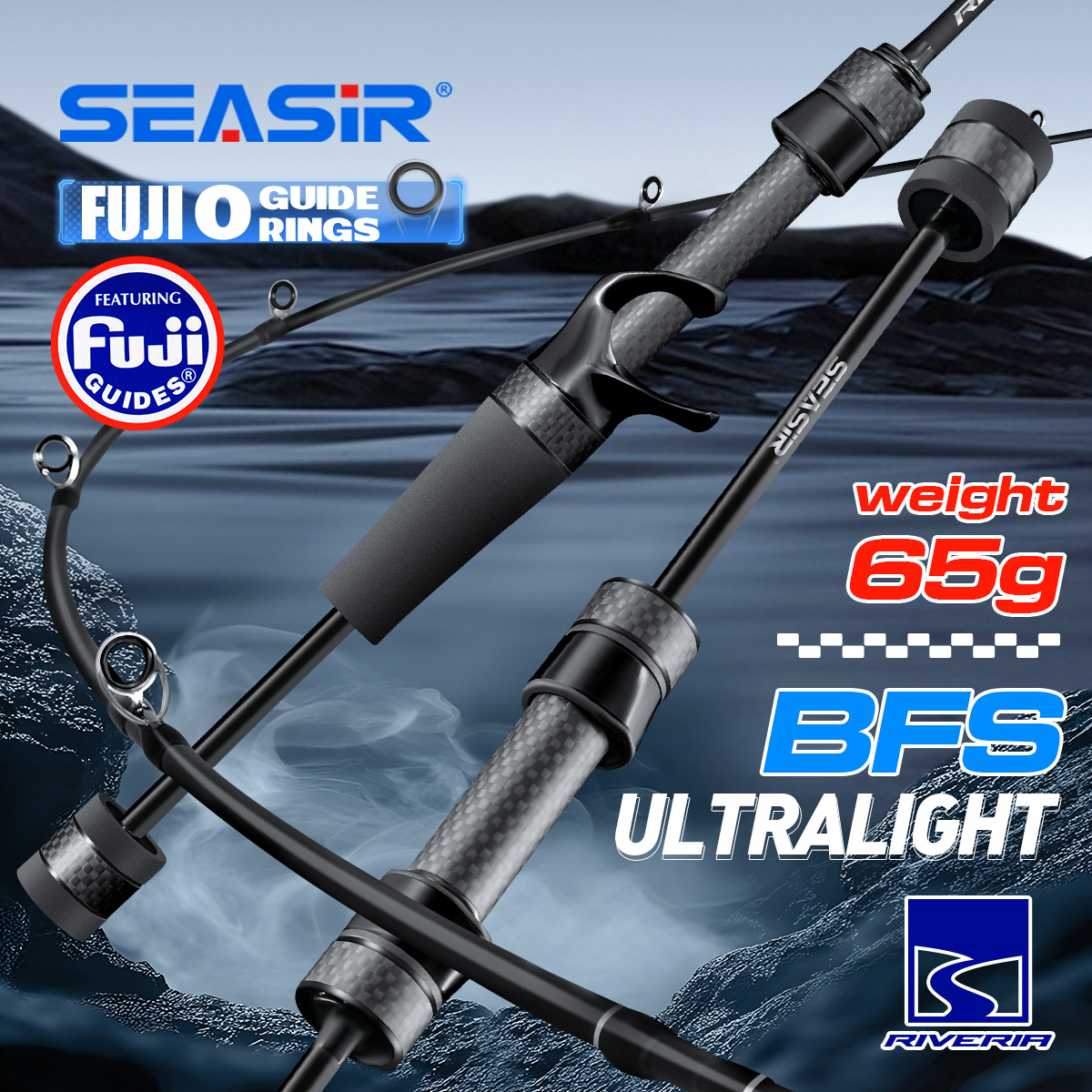 صنارة صيد السمك Seasir Riveria - مراجعة Fishing Rod Surf وسعره